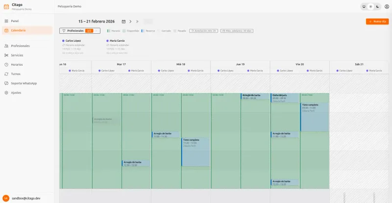Una especificación clara a la que nos puedes exigir